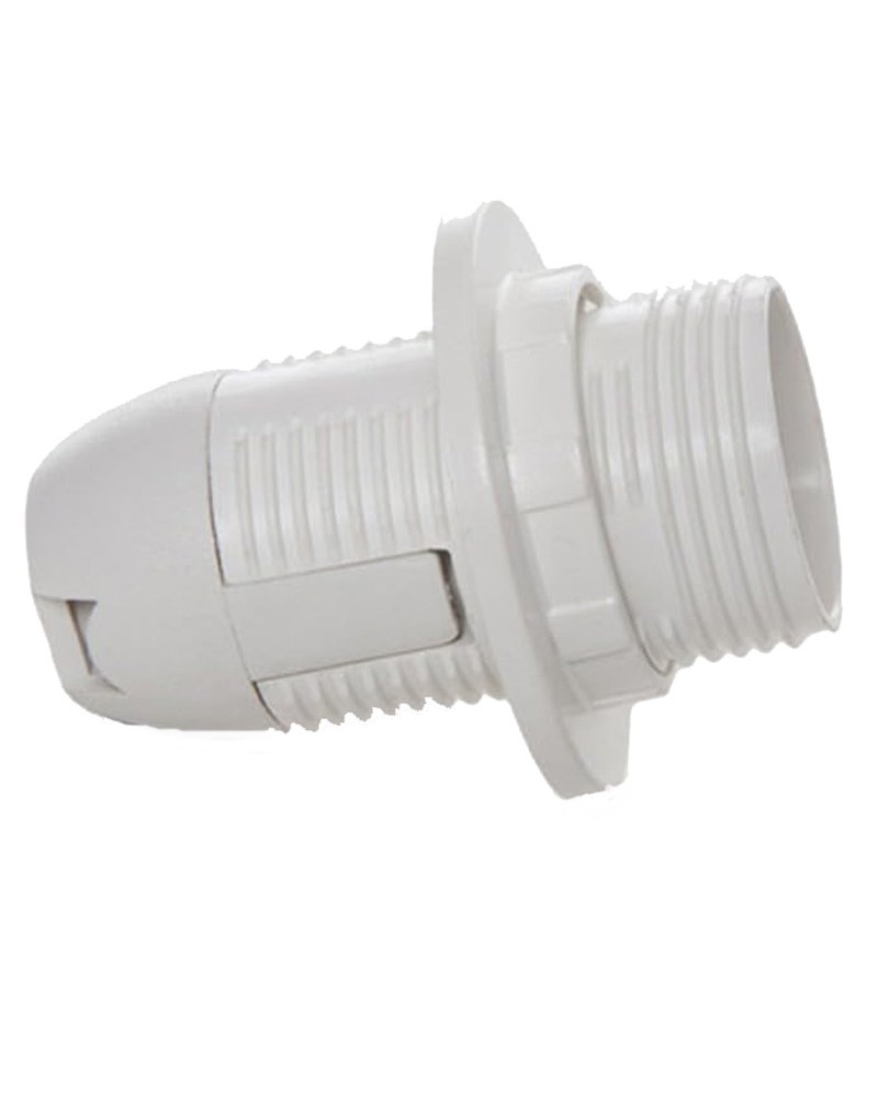 E14 threaded lamp holder with external thread and washer included