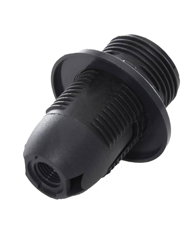 E14 threaded lamp holder with external thread and washer included