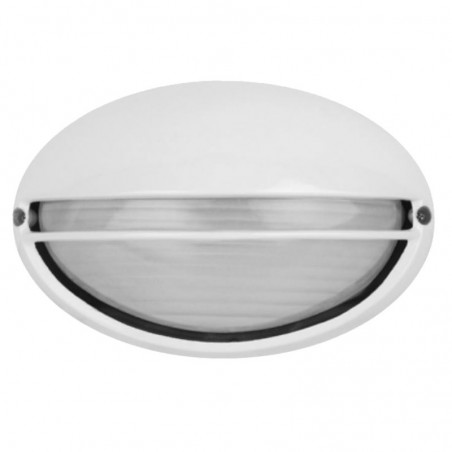 Outdoor wall light 21.5cm E27 in aluminum and glass IP54