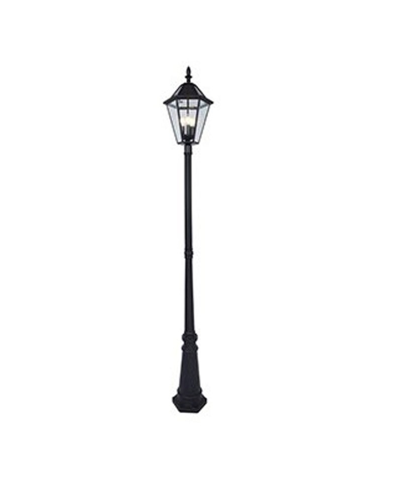 SOLAR streetlight 227cm 3xE14 aluminum and glass IP44