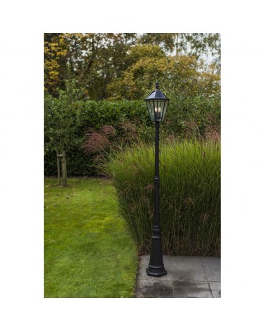 SOLAR streetlight 227cm 3xE14 aluminum and glass IP44