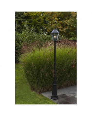 SOLAR streetlight 227cm 3xE14 aluminum and glass IP44