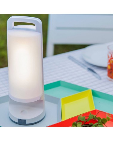 Lámpara solar portátil LED 1,2W 28,1cm IP54 4000K