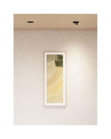 Downlight empotrable doble LED CCT 12W convertible en proyector oscilante 355°