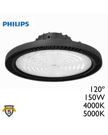 Campana LED UFO 150W 120ª 21000 Lm PRO chip Philips LumiLEDS 3030 IP65