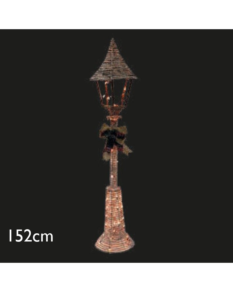 Farola decorativa Navideña 3D de 152cm con 100 Leds luz cálida 3,6W IP44 baja tensión 31V