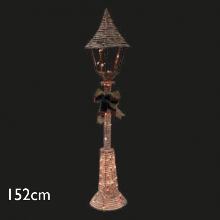 3D Christmas decorative street lamp 152cm with 100 Leds warm light 3.6W IP44 low voltage 31V