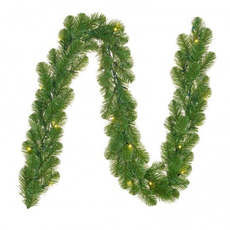 Green branch garland with 20 LEDs 270x20cm IP20