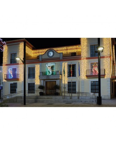 Figura Navideña Rey Mago Baltasar 1x2,20 metros apto para exteriores