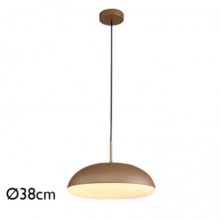 Ceiling lamp 38cm in acrylic metal and ABS different finishes 4xE27