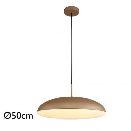 Ceiling lamp 50cm in acrylic metal and ABS different finishes 6xE27