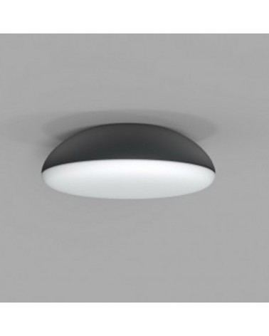 Plafón 38cm en metal acrílico y ABS diferentes acabados 4xE27