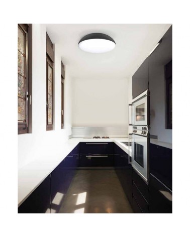 Ceiling light 38cm in acrylic metal and ABS different finishes 4xE27