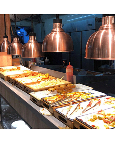 Reflective infrared lamp E14