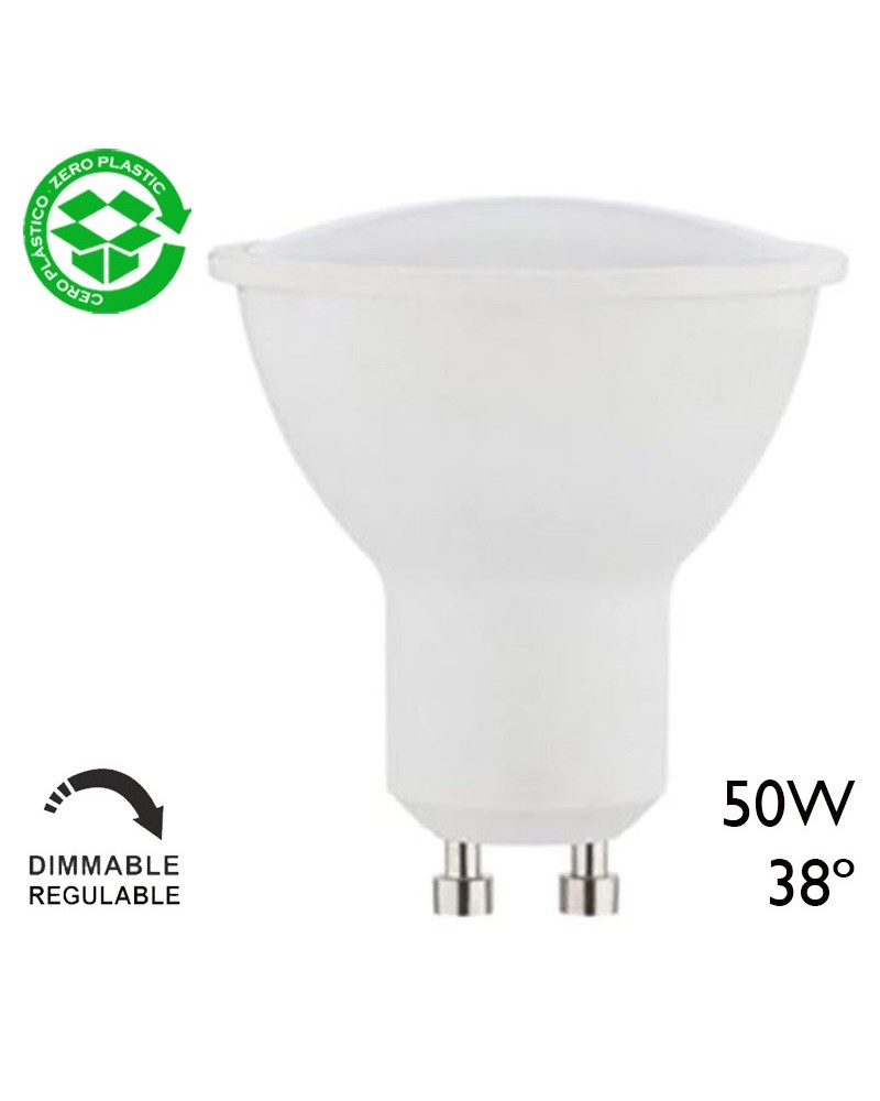 Dichroic Halogen WHITE REFLECTOR GU10 50W 220V 38º