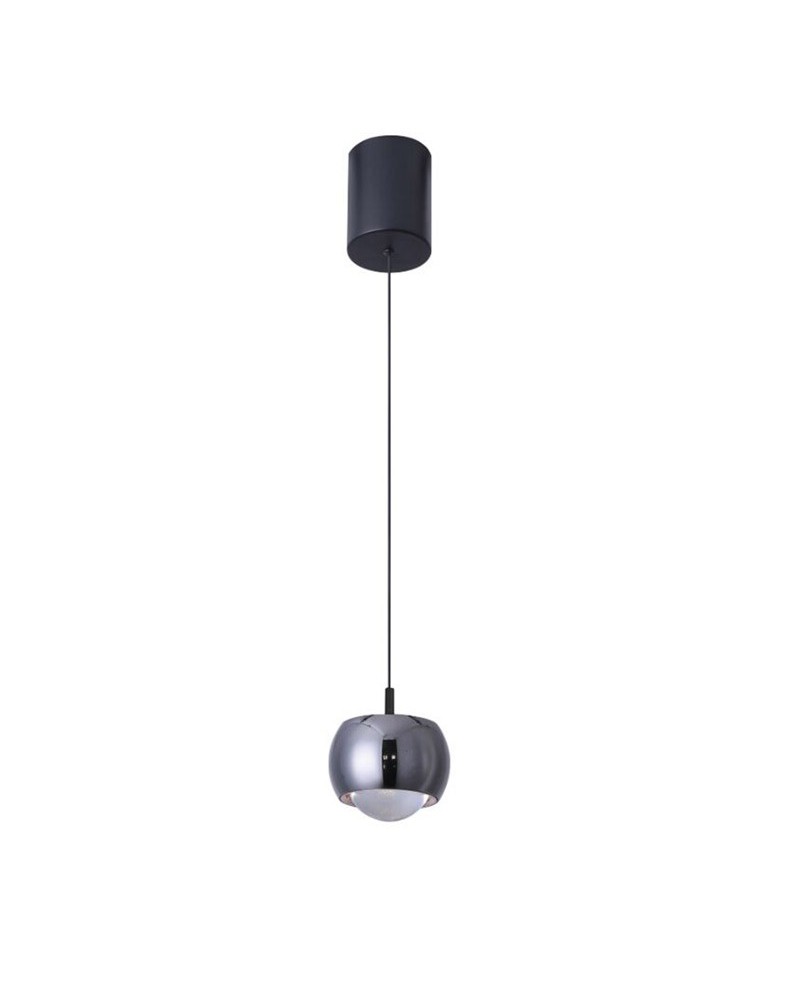 Hanging lamp up and down LED 96cm in aluminum various finishes 12W 3000K