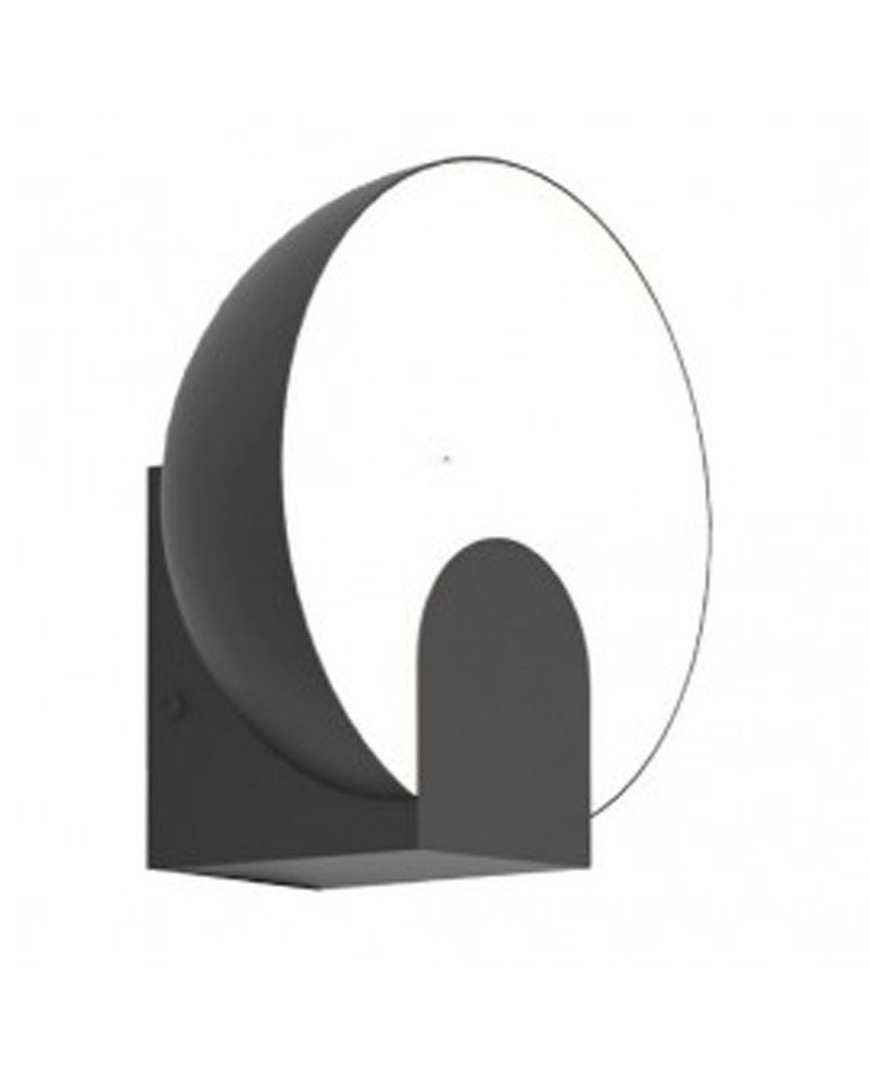 Aplique de pared LED 20cm de acero 12W 3000K