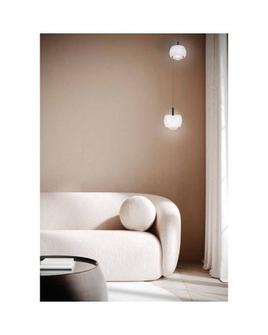 Lámpara colgante sube y baja LED 96cm en aluminio varios acabados 12W 3000K