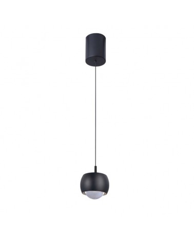Hanging lamp up and down LED 96cm in aluminum various finishes 12W 3000K