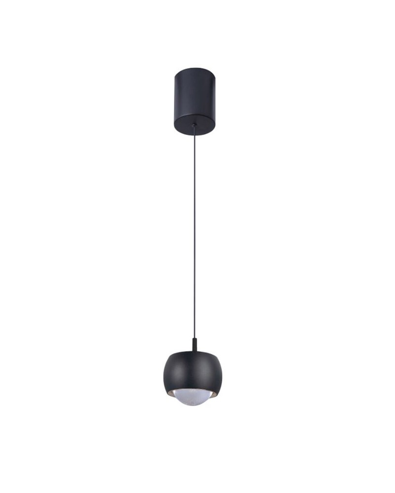 Hanging lamp up and down LED 96cm in aluminum various finishes 12W 3000K