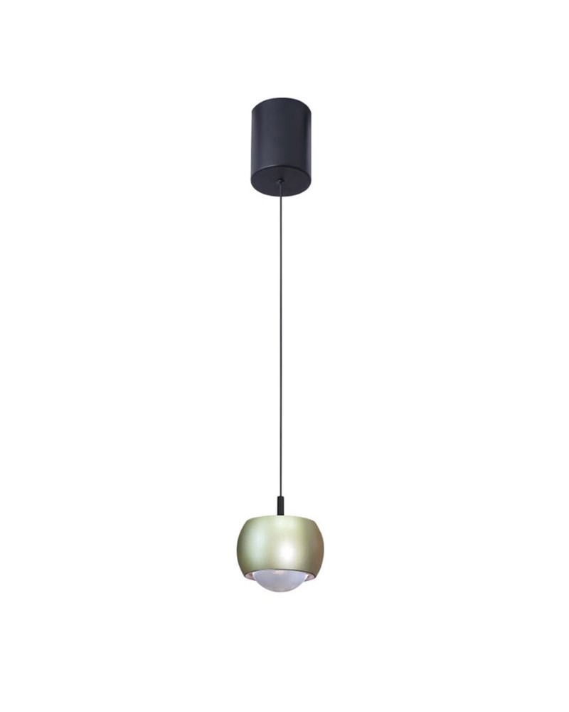 Hanging lamp up and down LED 96cm in aluminum various finishes 12W 3000K