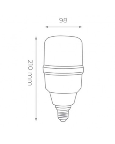 LED  streetlight headlight lamp 30W E27 270º high luminosity