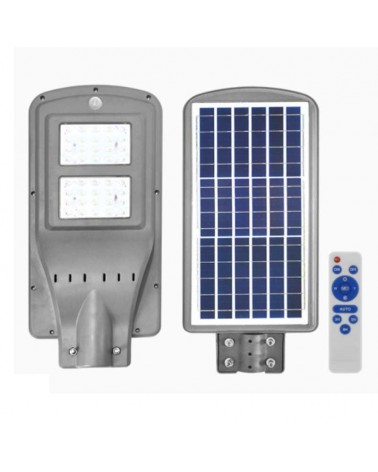 Solar LED street light 23,5x49,5cm 40W 5000K remote control