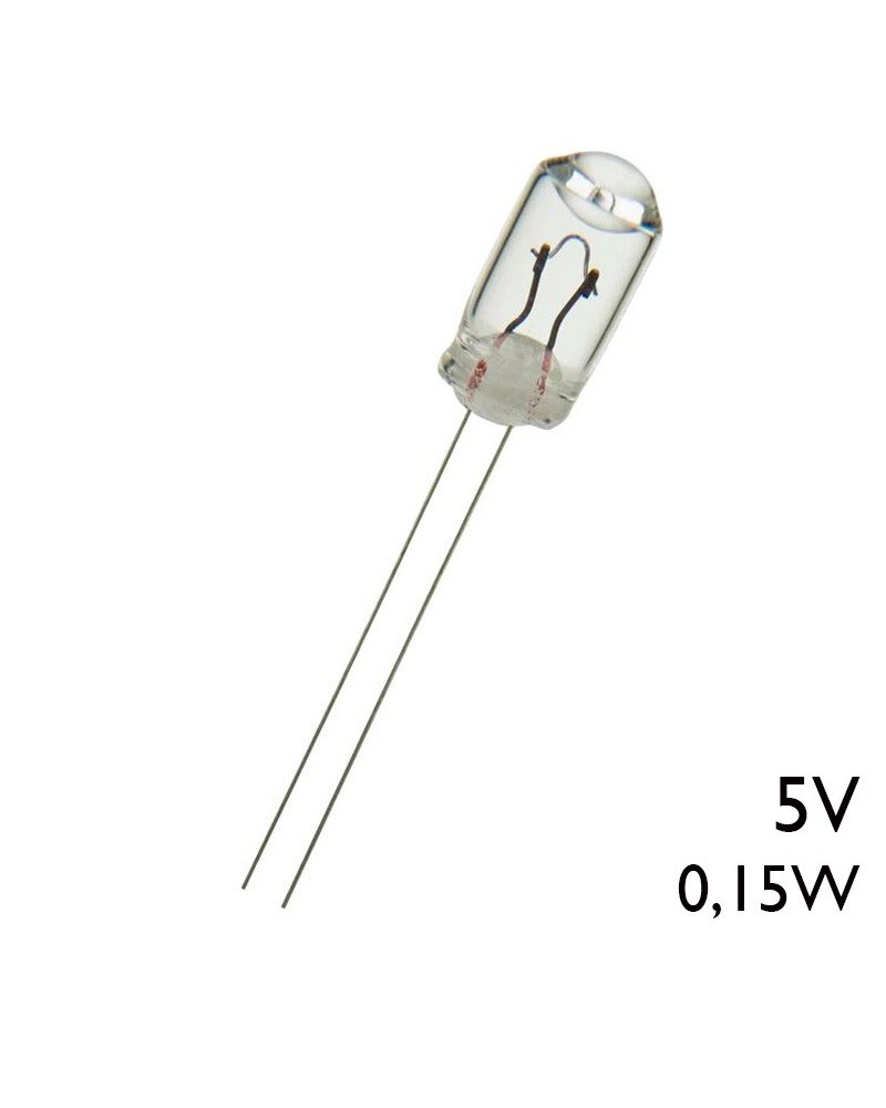 Bulb thread connection T1 5V 0.15W 30MA
