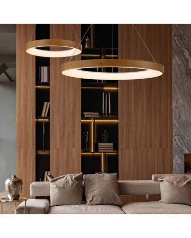 LED Ceiling lamp 38cm diameter 30W metal and acrylic CCT 2700K/4000K/5000K DIMMABLE with remote control and app