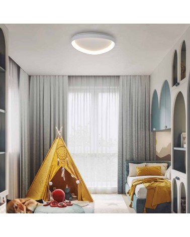 LED ceiling light, 61.1x60.5cm diameter 62W metal and acrylic CCT 2700K/4000K/5000K DIMMABLE with remote control