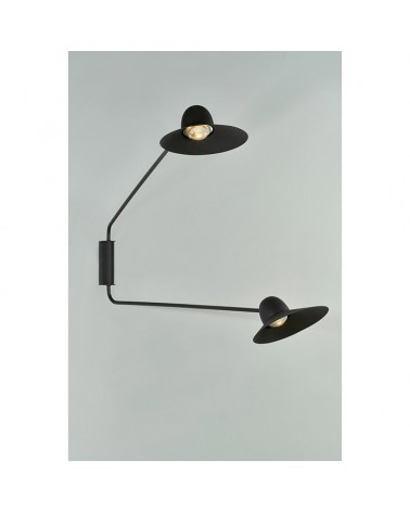 Wall light with two arms SPEERS ARM LED 2x9W 2700K with two light heads
