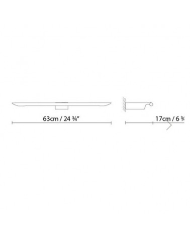 Wall light ELIANA LED Horizontal metal 7.35W 3000K