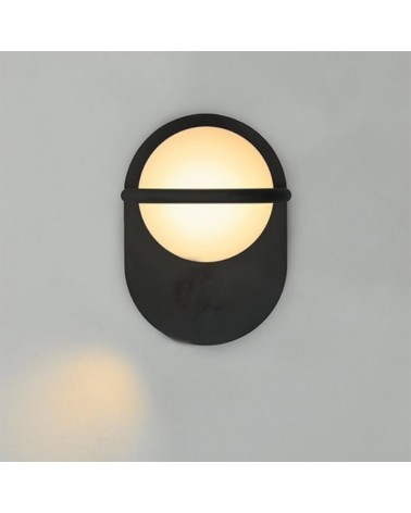 Wall light C_BALL W E14 metal and glass