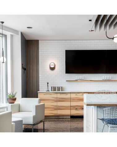 Wall light C_BALL W E14 metal and glass