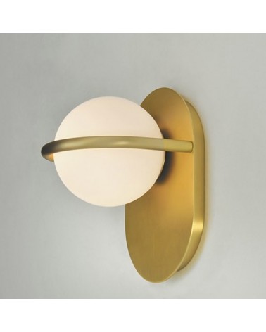Wall light C_BALL W E14 metal and glass
