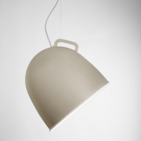 Lámpara de techo 22cm SCOUT LED 16,6W estilo campana industrial metal y vidrio 2700K