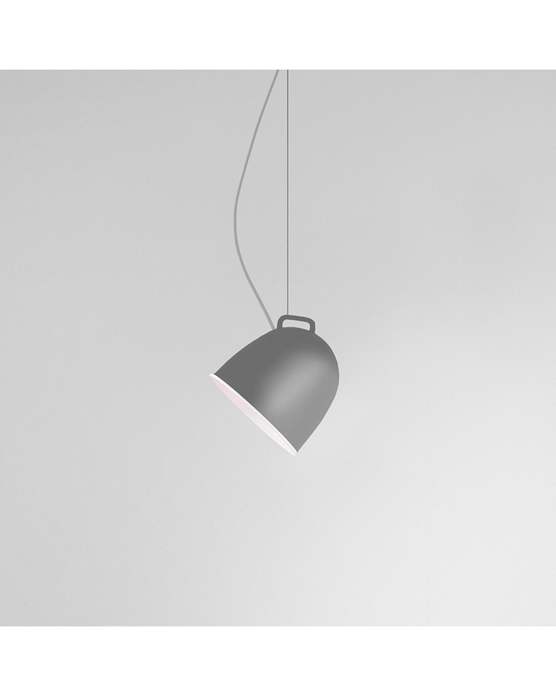 Lámpara de techo 41cm SCOUT LED 16,6W estilo campana industrial metal y vidrio 2700K