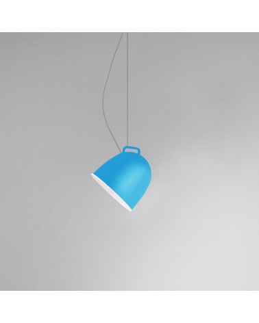 Ceiling lamp 41cm SCOUT LED 16.6W industrial bell style metal and glass 2700K