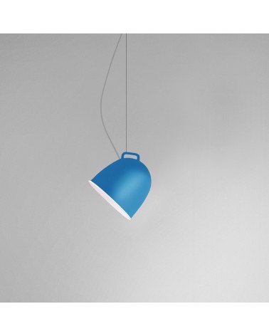 Lámpara de techo 41cm SCOUT LED 16,6W estilo campana industrial metal y vidrio 2700K