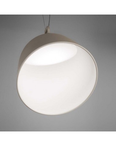 Ceiling lamp 41cm SCOUT LED 16.6W industrial bell style metal and glass 2700K