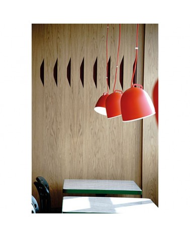 Lámpara de techo 41cm SCOUT estilo campana industrial metal y vidrio 2xE27