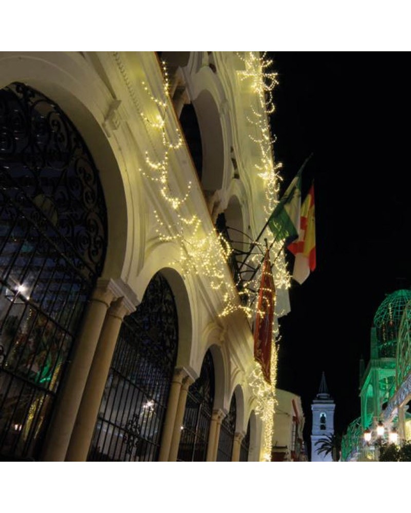 Guirnalda forma de rama 3,60m y 288 LEDs luz fría IP44