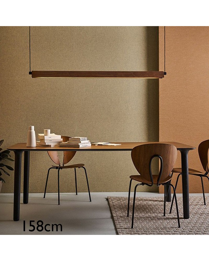 Ceiling lamp 158cm ROOF LED S160 27W aluminum and glass 2700K DIMMABLE DALI