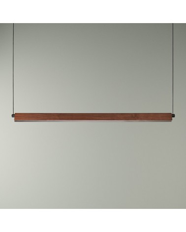 Ceiling lamp 128cm ROOF LED S130 21W aluminum and glass 2700K DIMMABLE DALI