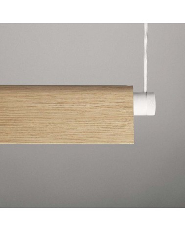 Ceiling lamp 158cm ROOF LED S160 27W aluminum and glass 2700K DIMMABLE DALI