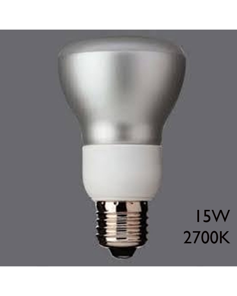 Reflector 95mm low consumption 15W E27 warm light 2700K