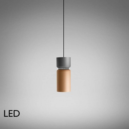 Lámpara de techo 17cm ASPEN S17B LED 16,6W de aluminio 2700K REGULABLE