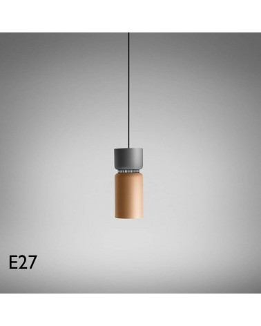 Lámpara de techo 17cm ASPEN S17B de aluminio E27