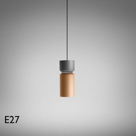 Lámpara de techo 17cm ASPEN S17B de aluminio E27