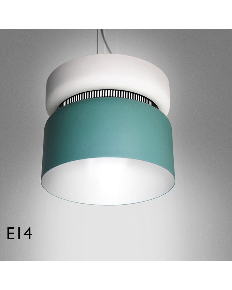 Ceiling lamp 40cm ASPEN S40 aluminum 2xE14